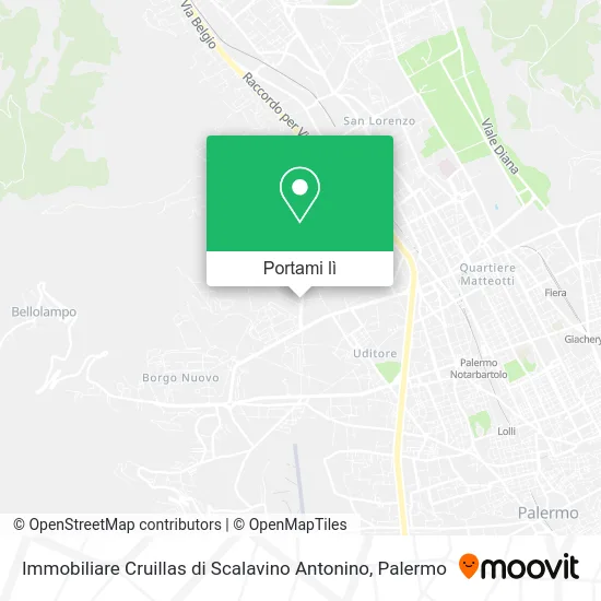 Mappa Immobiliare Cruillas di Scalavino Antonino