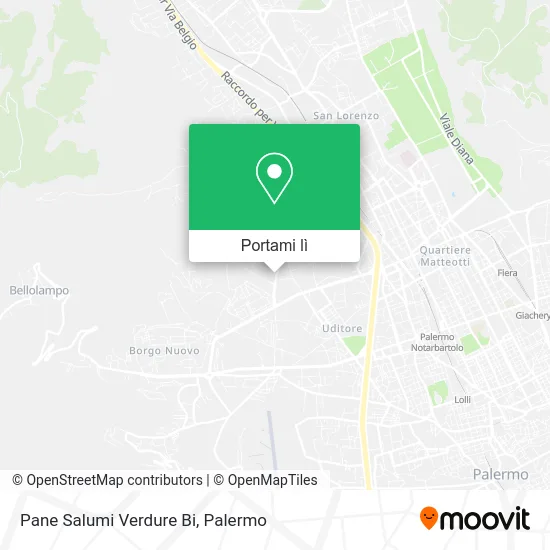 Mappa Pane Salumi Verdure Bi