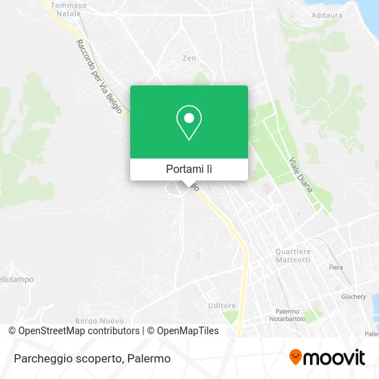 Mappa Parcheggio scoperto