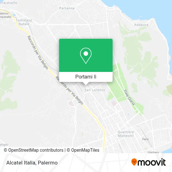 Mappa Alcatel Italia