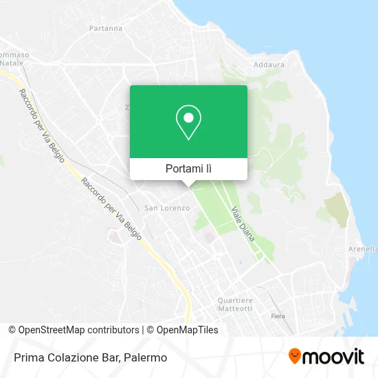 Mappa Prima Colazione Bar