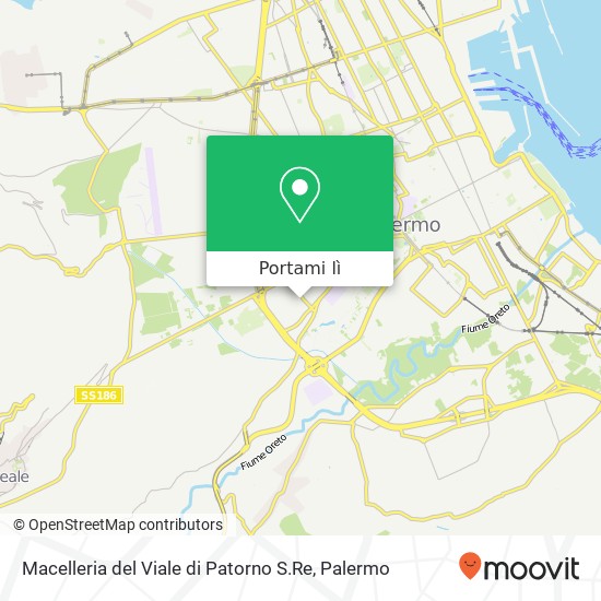 Mappa Macelleria del Viale di Patorno S.Re