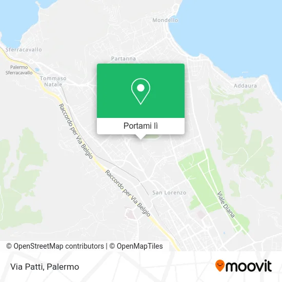 Mappa Via Patti