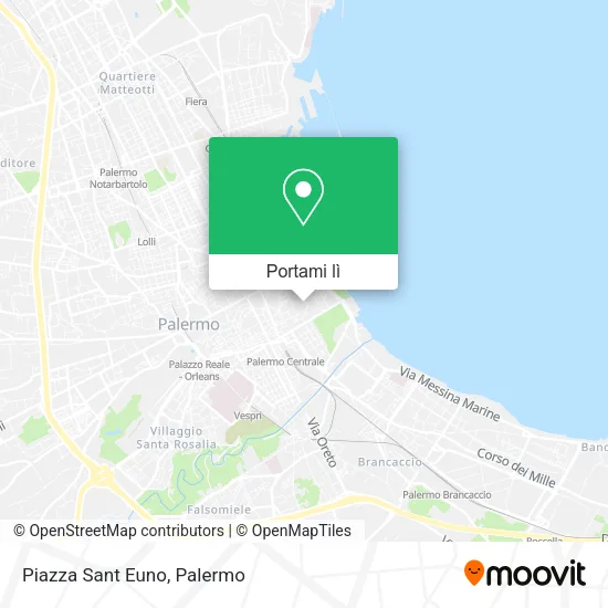 Mappa Piazza Sant  Euno