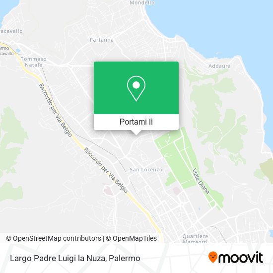 Mappa Largo Padre Luigi la Nuza