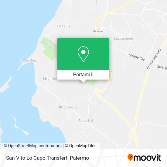 Mappa San Vito Lo Capo Transfert