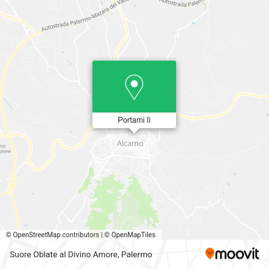Mappa Suore Oblate al Divino Amore