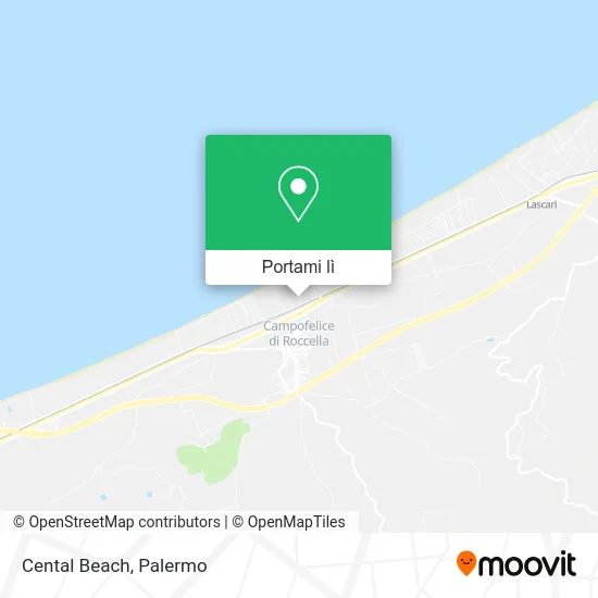 Mappa Cental Beach