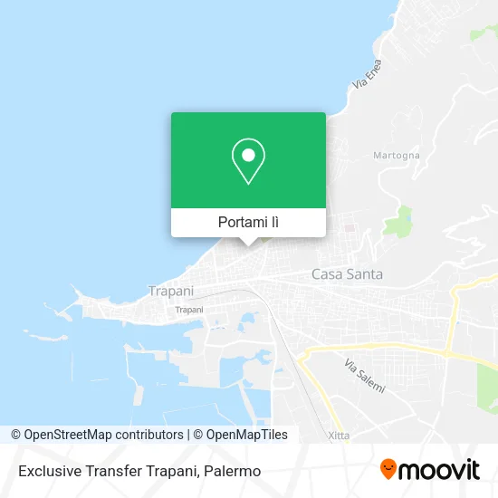 Mappa Exclusive Transfer Trapani