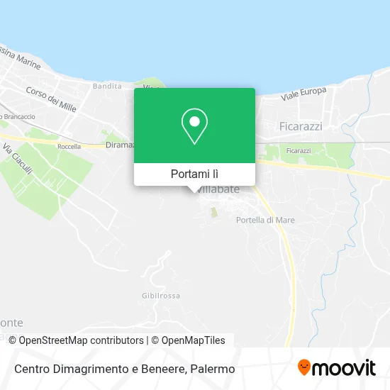 Mappa Centro Dimagrimento e Beneere