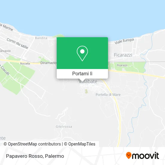 Mappa Papavero Rosso