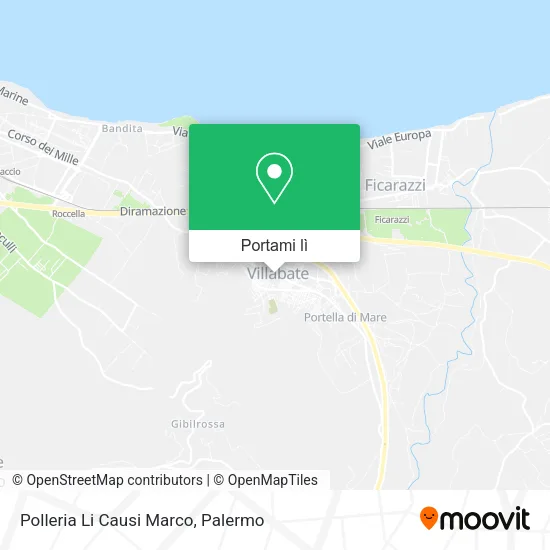 Mappa Polleria Li Causi Marco