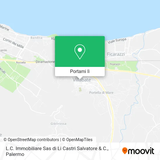 Mappa L.C. Immobiliare Sas di Li Castri Salvatore & C.