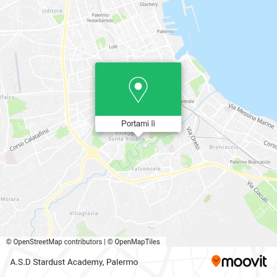Mappa A.S.D Stardust Academy