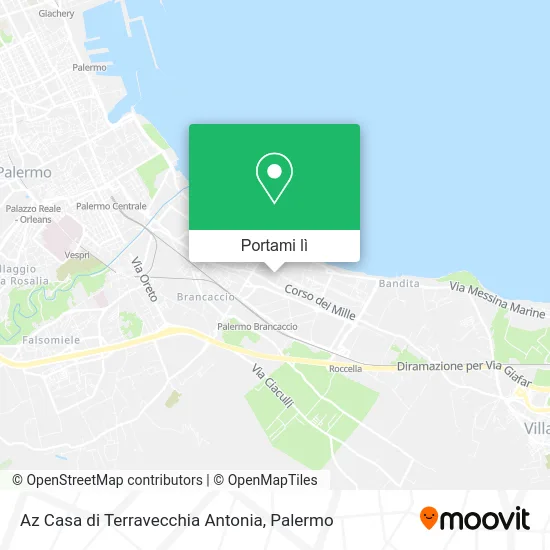 Mappa Az Casa di Terravecchia Antonia