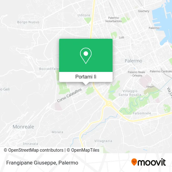 Mappa Frangipane Giuseppe