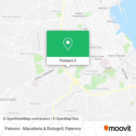 Mappa Patorno - Macelleria & Ristogrill