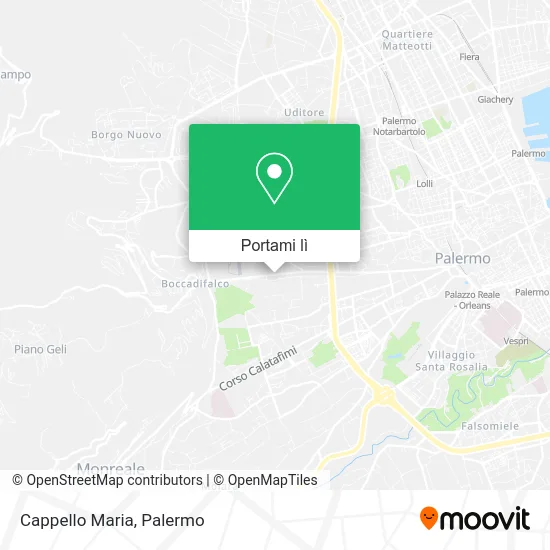 Mappa Cappello Maria