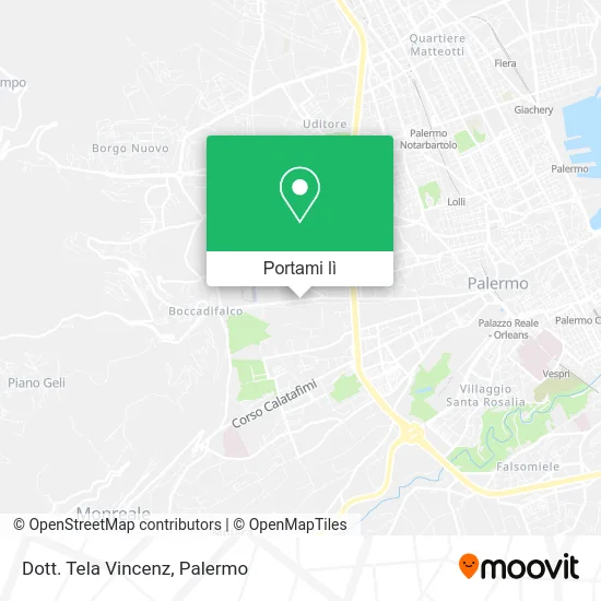 Mappa Dott. Tela Vincenz