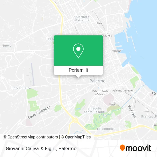 Mappa Giovanni Caliva' & Figli .