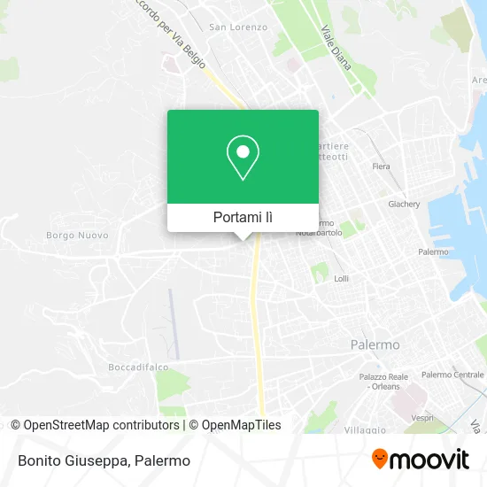 Mappa Bonito Giuseppa