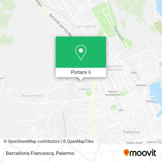 Mappa Barcellona Francesca