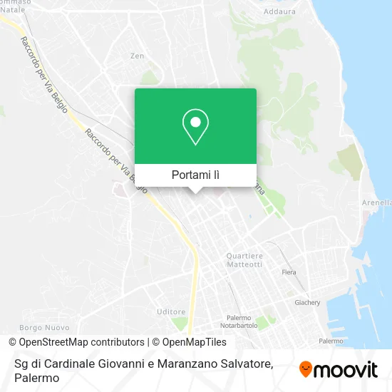 Mappa Sg di Cardinale Giovanni e Maranzano Salvatore