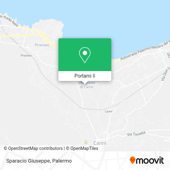 Mappa Sparacio Giuseppe