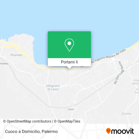 Mappa Cuoco a Domicilio