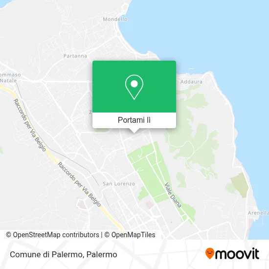 Mappa Comune di Palermo