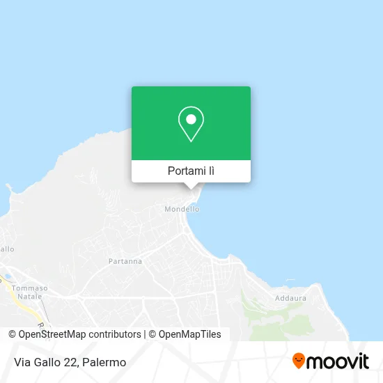 Mappa Via Gallo  22
