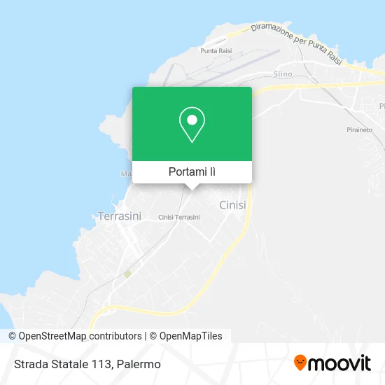 Mappa Strada Statale 113