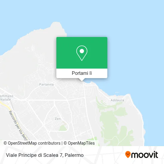 Mappa Viale Principe di Scalea  7