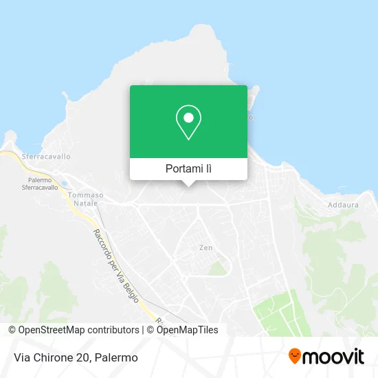 Mappa Via Chirone  20