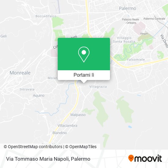Mappa Via Tommaso Maria Napoli