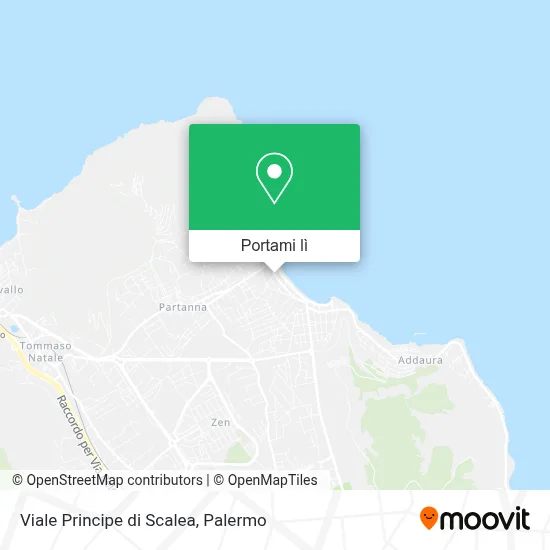 Mappa Viale Principe di Scalea