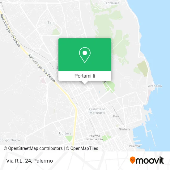 Mappa Via R.L. 24