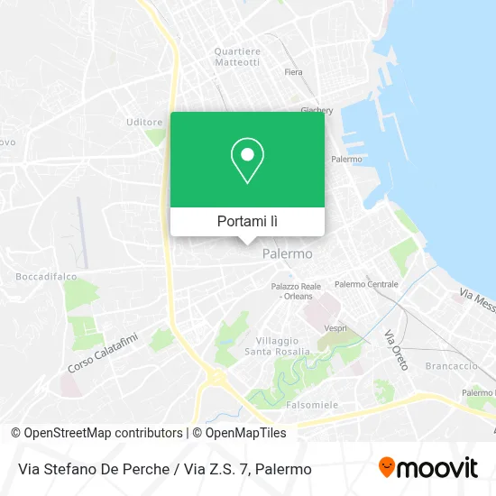 Mappa Via Stefano De Perche / Via Z.S. 7