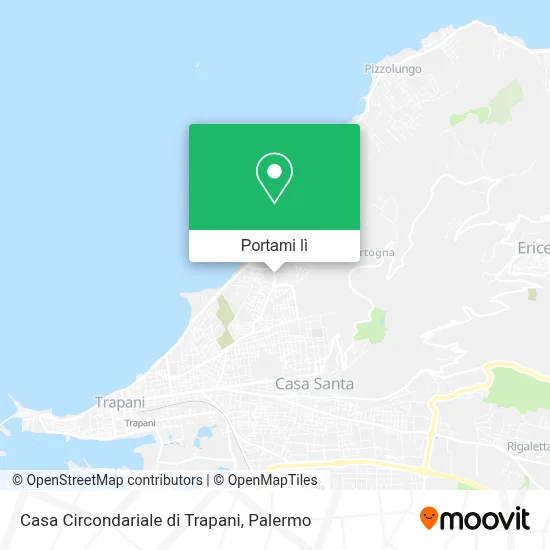 Mappa Casa Circondariale di Trapani