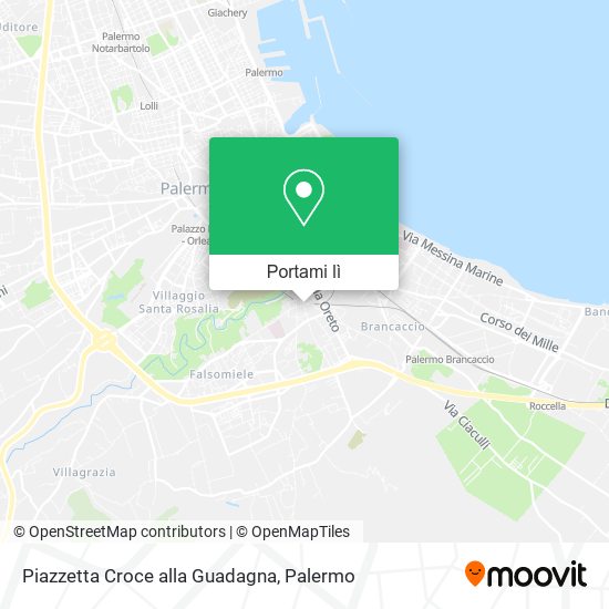 Mappa Piazzetta Croce alla Guadagna