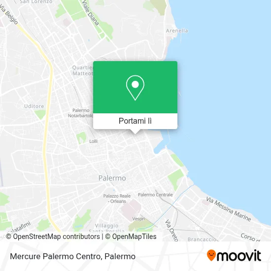 Mappa Mercure Palermo Centro