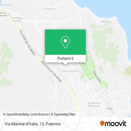 Mappa Via Marinai d'Italia, 13