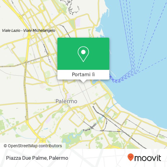 Mappa Piazza Due Palme