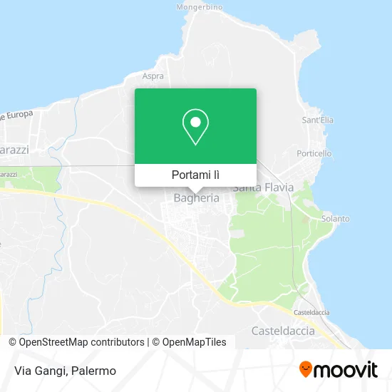 Mappa Via Gangi