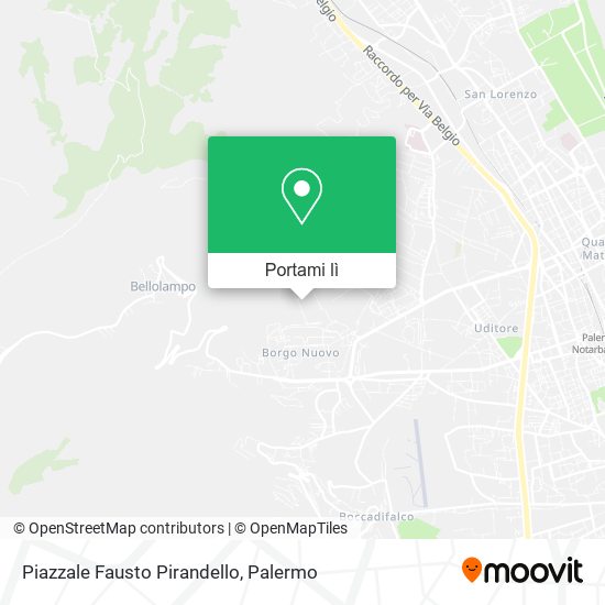 Mappa Piazzale Fausto Pirandello