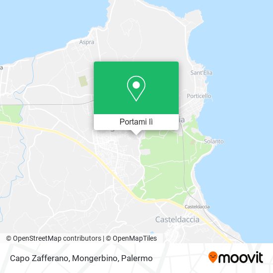 Mappa Capo Zafferano, Mongerbino