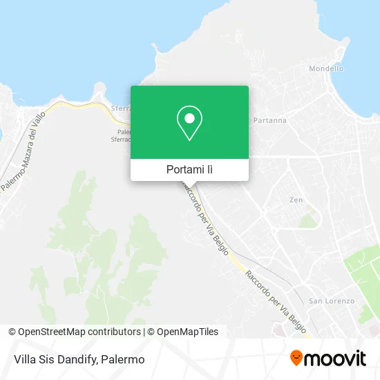 Mappa Villa Sis Dandify
