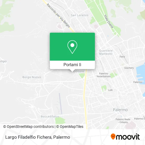 Mappa Largo Filadelfio Fichera