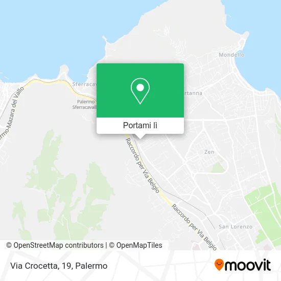 Mappa Via Crocetta, 19