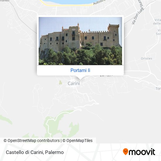 Mappa Castello di Carini